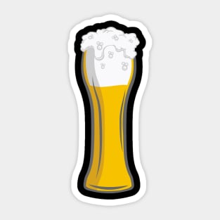 Beer Drinking Glass T-Shirt Drink Gifts Craft Pong Sticker